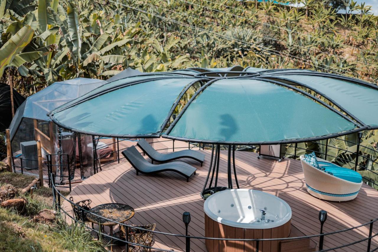 마니살레스 Chami Glamping 빌라 외부 사진