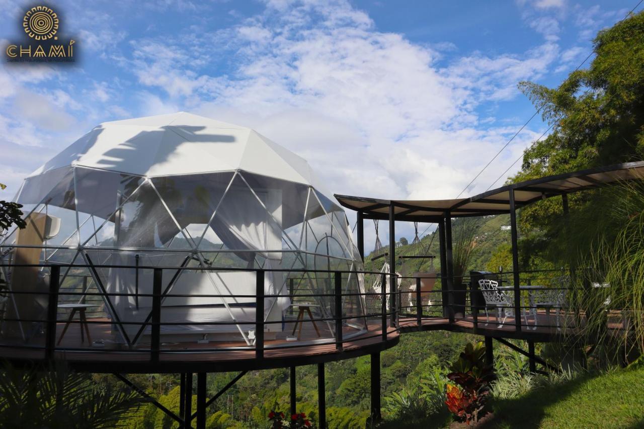 마니살레스 Chami Glamping 빌라 외부 사진